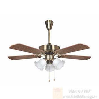Quạt trần Nam Long NetViet 5 cánh NQ 5108 E27*3 lamp NQ 5108